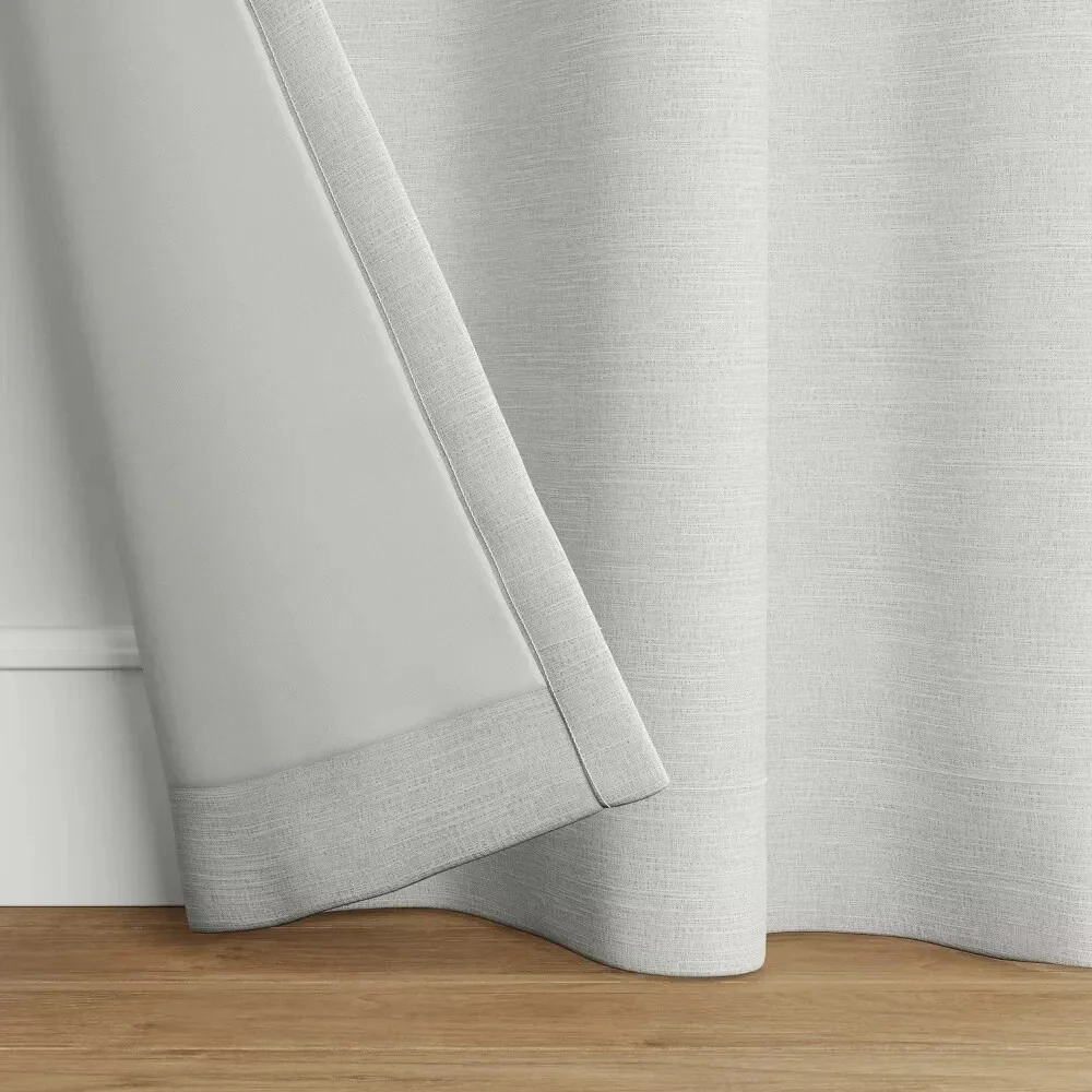 ⚡1 Pc Room Darkening Heathered Window‎ Curtain Panel - Room Essentials Off white